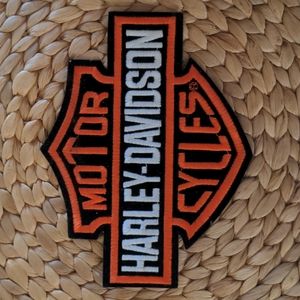 HARLEY-DAVIDSON Large Logo Motorcycle Patch Iron On Sew On